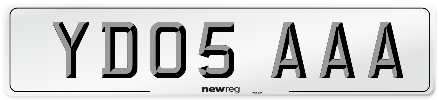 YD05 AAA Number Plate from New Reg